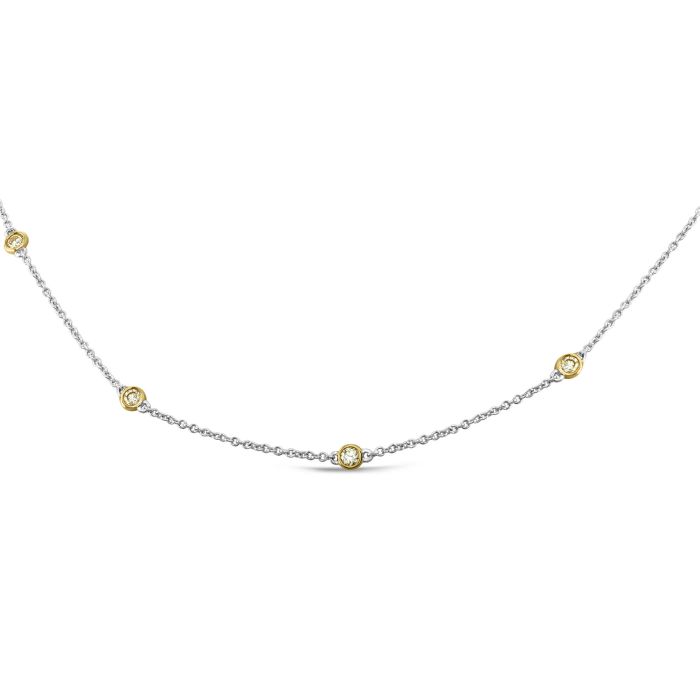 Yellow Diamond by the Yard Necklace