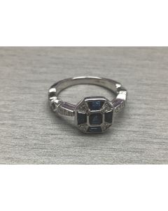 Princess Cut Ruby Ring