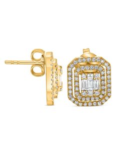 Baguette Diamond Earring
