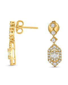 Baguette Diamond Earring