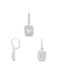 Baguette Diamond Earring