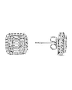 Baguette Diamond Earring