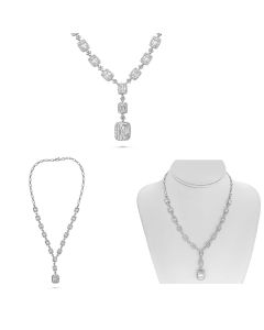 Baguette Diamond Necklace
