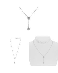Baguette Diamond Necklace