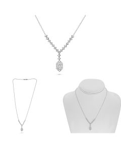 Baguette Diamond Necklace