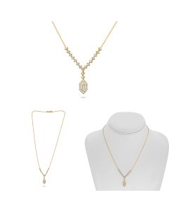 Baguette Diamond Necklace