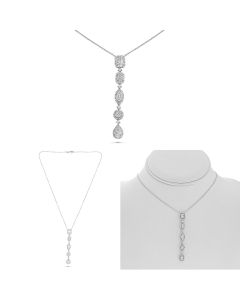 Baguette Diamond Necklace