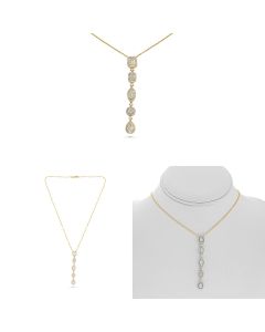 Baguette Diamond Necklace