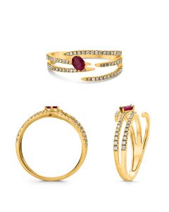 Oval Ruby Ring