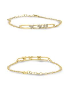 Heart Shape Diamond Bracelet