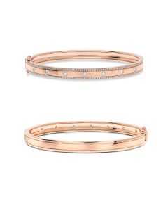Rose Gold Diamond Bangle
