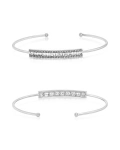 Baguette Diamond Bangle