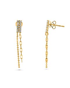 Round Diamond Earring