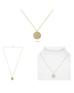Round Diamond Necklace