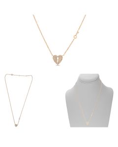 Heart Shape Diamond Necklace
