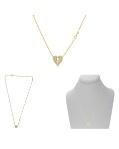 Heart Shape Diamond Necklace