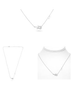Diamond Pave Guitar Necklace
