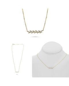 Baguette Diamond Necklace