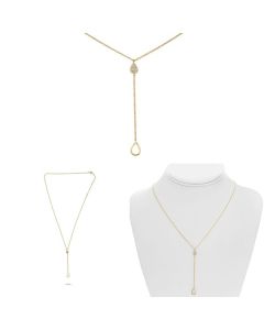Pear Shape Diamond Necklace