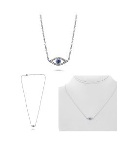Sapphire and Diamond Evil Eye