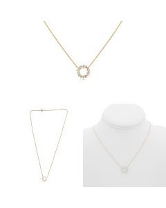Baguette Diamond Necklace