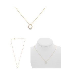 Round Diamond Necklace