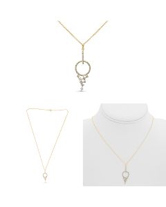 Round Diamond Necklace