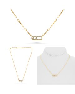 Round Diamond Necklace