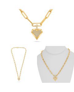 Round Diamond Necklace