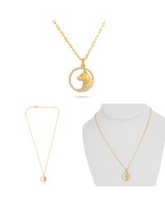 Round Diamond Necklace