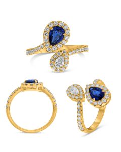 Pear Shape Sapphire Ring