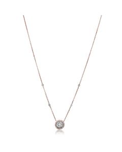 Round Diamond Necklace