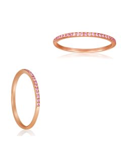 Round Pink Diamond Ring
