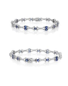 Sapphire & Diamond Bracelet