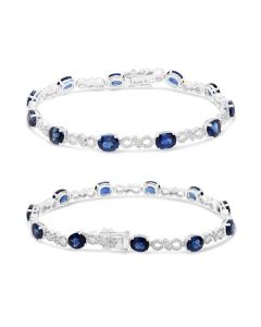 Oval Sapphire Bracelet
