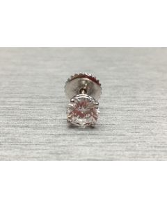 Round Diamond Earring