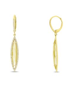 Marquise Citrine Earring