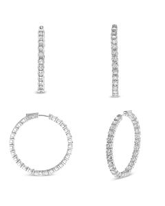 Round Diamond Earring