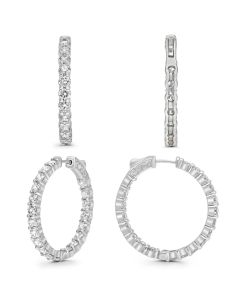 Round Diamond Earring