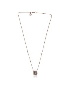 Radiant Champagne Diamond Necklace