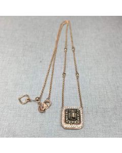  Champagne Diamond Necklace