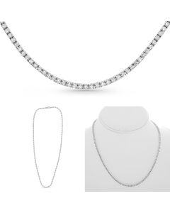 Round Diamond Necklace