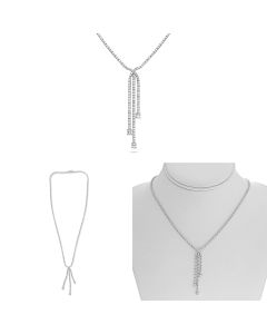 Oval Diamond Necklace