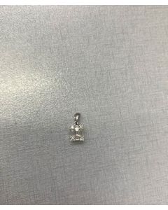 Princess Cut Diamond Pendant