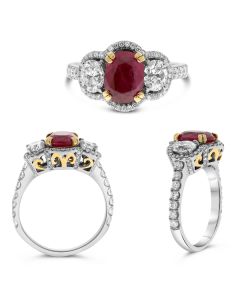 Oval Ruby Ring