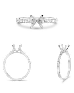 Four Prong Engagement Ring