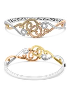 Round Diamond Bangle