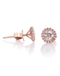 Round Diamond Earring