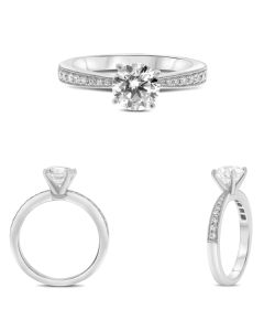 Four Prong Engagement Ring