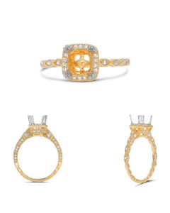 Cushion Diamond Ring